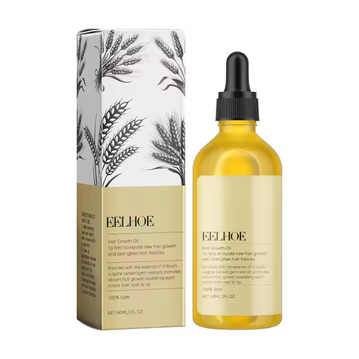 Cuidado del trigo para un cuidado fuerte y grueso, aceite esencial para fortalecer el cabello liso y brillante. - 1