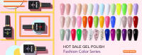 Parkson-Conjunto de botellas de esmalte de Gel semipermanente, laca LED UV desnuda, purpurina de larga duración, manicura, 8ml, 30 unidades por Set - details 0