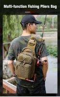 Bolsa táctica de Camping para hombre, bolso de hombro, láser Molle, para caza y senderismo - details 2