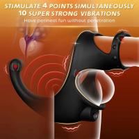 Leten Vibrador Anal Prostate Masajeador de Rostro con Anillo de Control Remoto - details 0