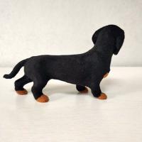 Juguete de peluche 3D realista hecho a mano para mascotas, modelo de perro, animales, perro salchicha, juguete de simulación - details 5