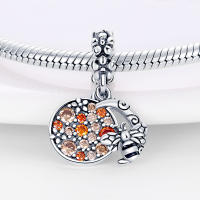 Abalorio de Plata de Ley 925 con forma de mariposa, colgante de 3mm, joyería Original, 2022 - details 5