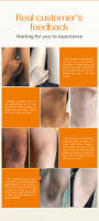 Crema blanqueadora corporal, partes privadas, axilas, piernas, loción blanqueadora para rodillas, interior del muslo, íntimo, oscuro, elimina la melanina, ilumina el cuidado de la piel - details 5