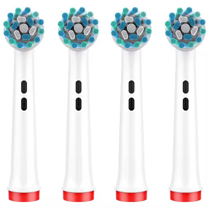 Cabezal de cepillo de dientes eléctrico para Oral B, cabezales de repuesto para cepillo de dientes eléctrico, cabezal de limpieza de higiene, 4-20 piezas por juego - 1