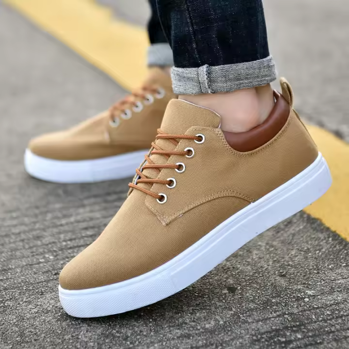 Nuevos Zapatos De Lona Para Hombres, Versátiles Zapatos Casuales Para Hombres - 1