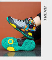 Zapatillas de baloncesto de cuero impermeables para niños, zapatos de tenis para niños, zapatillas para correr al aire libre, zapatos deportivos escolares antideslizantes, moda - details 14