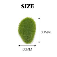 10 piedras de musgo artificiales, planta verde falsa para decoración del hogar, jardín, época - details 2