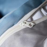 Juego de Ropa de Cama de Algodón 5A Antibacteriano de Color Sólido Suave 100% Algodón, Alta Gama, Ropa de Cama para Cama Twin 1.2m, Descanso Relaxante y Cansado - details 13