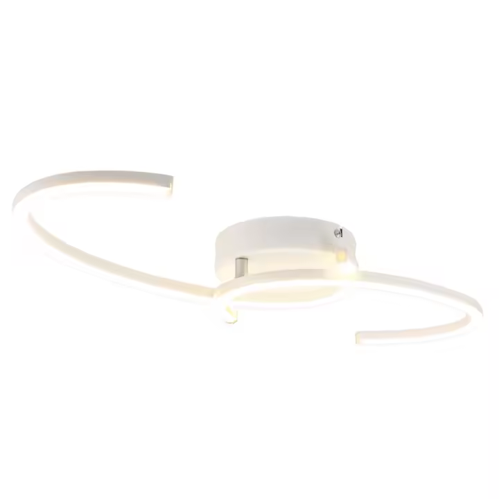 CBJKTX Luz de techo LED 24W Lámpara de sala de estar de diseño moderno Lámpara de dormitorio 3000K Lámpara de cocina cálida para sala de estar 330 °   Giratorio - 1