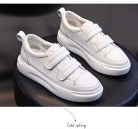 Nuevos zapatos de mujer de fondo plano informales de cuero de suela gruesa - details 8