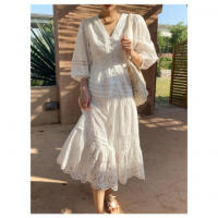 Vestido de verano vintage europeo Miravia 2025 - details 4