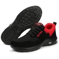 Zapatos de Trabajo para Hombres Cinturón de Aire con Cordón Elástico Material de Cuero - details 32