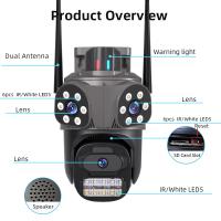 ICSEE Cámara IP WiFi para exteriores 6K HD 3 lentes 3 pantallas Cámara de seguridad PTZ Seguimiento automático Cámara de vigilancia del hogar Cámara de vigilancia de visión nocturna a todo color Soporte Onvif - details 17