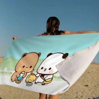 Bubu y Dudu linda playa de dibujos animados para niños baño personalizado piscina vacaciones Picnic toalla fiesta regalo - details 10