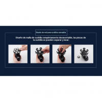 7D máquina de afeitar eléctrica calva autoservicio barbero recargable afeitadora hombres barba cabeza de afeitar - details 6