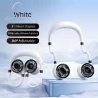 360 ° Ventilador de cuello colgante flexible, súper silencioso, viento fuerte, ventilador portátil con banda para el cuello, ventilador portátil plegable cómodo y seguro - details 6