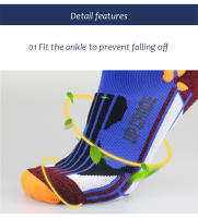 Coolmax-calcetines de compresión de algodón para correr, medias térmicas transpirables para ciclismo al aire libre, baloncesto y esquí - details 6