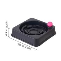 Comedero lento antideslizante para perros y gatos, anti-golpes, anti-vuelco, resistente a mordidas. - details 0