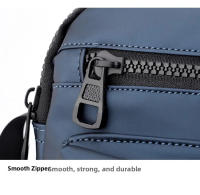 Bolso Cruzado de Oxford Casual Bolso de Negocios de Hombro Único de Poliéster Suave con Cierre de Cremallera Tendencia Callejera - details 28
