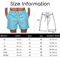Pantalones de Playa de Secado Rápido a Rayas para Hombres Ropa de Baño Personalizable al por Mayor - details 2