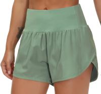 Pantalones cortos deportivos Lo de cintura alta de secado rápido para mujer, ropa deportiva para gimnasio, Yoga, correr,ciclismo - details 5