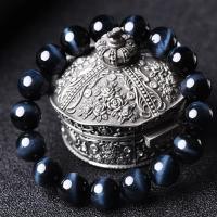 Pulsera de ojo de tigre bule Natural para hombres y mujeres, amuleto de buena suerte hecho a mano, joyería Feng Shui - details 3