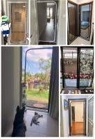 Mosquitera con cremallera para ventana, cortina de puerta, se puede personalizar, invisible, nuevo estilo - details 13