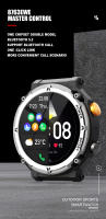 Reloj Inteligente Llamadas Bluetooth, Pulsómetro/Oxímetro/Podómetro 1,39