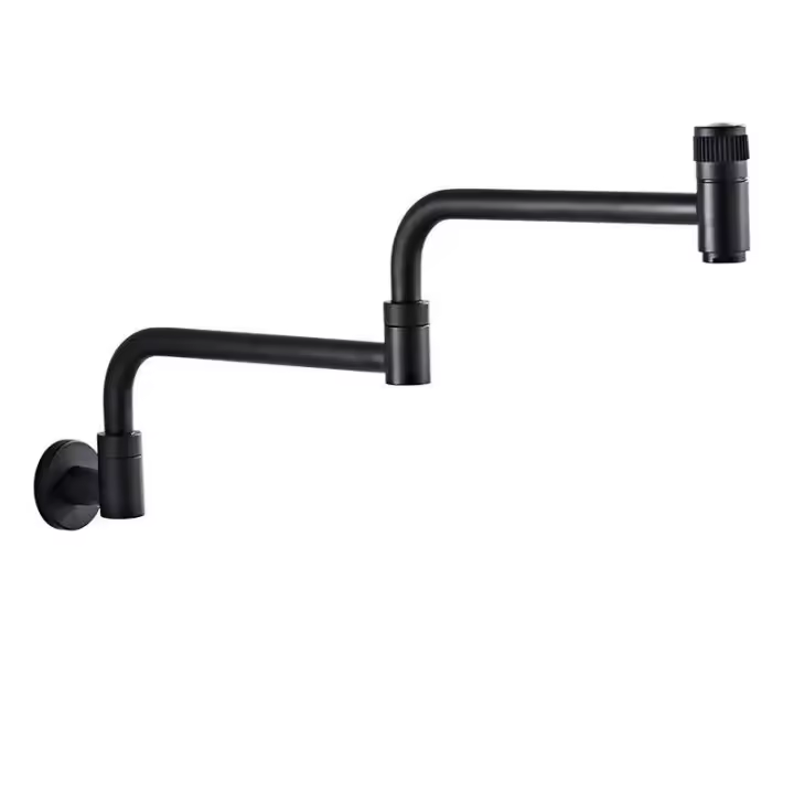BAKALA Montaje en pared Agua fría Cocina Girar Grifo de baño Olla Grifo de acero inoxidable 304 para exteriores - 1