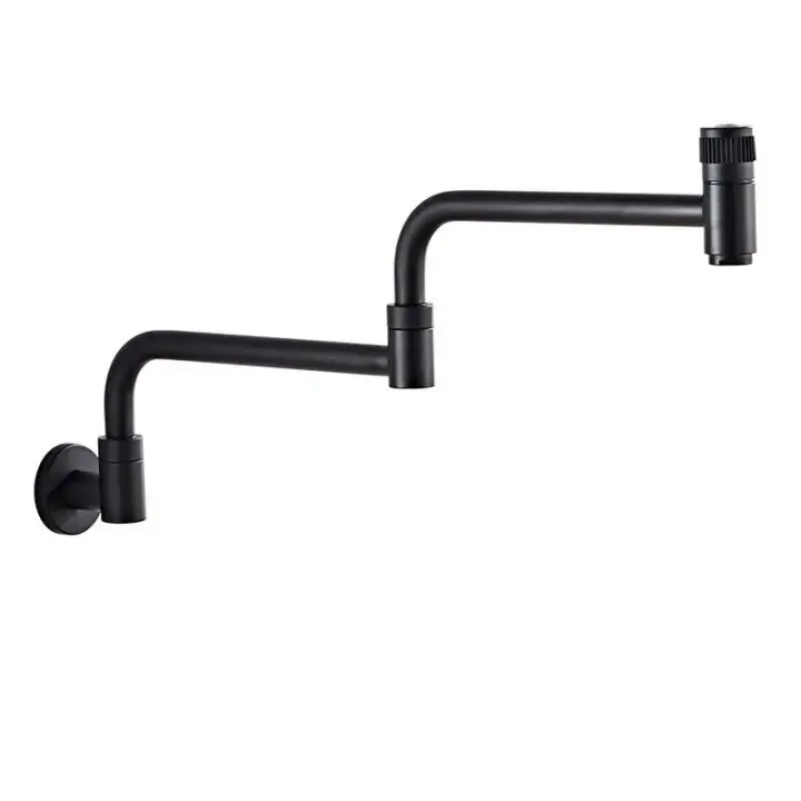 BAKALA Montaje en pared Agua fría Cocina Girar Grifo de baño Olla Grifo de acero inoxidable 304 para exteriores - 1