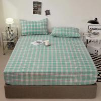 Sábana bajera de algodón con bandas elásticas, Funda de colchón antideslizante ajustable para cama doble King, 140x200, 160x200, 200x200cm - details 10