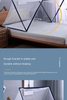 Mosquitera plegable sin fondo, mosquitera portátil para ventana, tienda de campaña, dosel para cama, cama de bebé - details 5