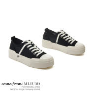 Malla transpirable pequeños zapatos blancos nuevos zapatos individuales casuales de las mujeres plataforma zapatos de tablero de color sólido zapatos de mujer versátiles - details 8