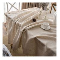 Mantel Nórdico Minimalista - Tela de Lino para Comedor y Mesa de Centro (Estilo Europeo Moderno, Impermeable, Fácil de Limpiar) - details 7