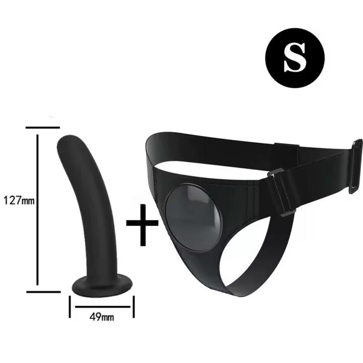 Leten Pantalones de Correa para Hombres Juguete Sexual de Manga Larga Cinturón de Arneses para Harness Categoría de Salud Juguetes Sensuales - 1