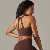 Sujetador deportivo a prueba de golpes para mujer, camiseta sin mangas para correr, ropa interior sexy para fiesta y yoga - details 37