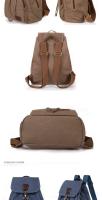 Mochila de gran capacidad para mujer, bolso de viaje al aire libre, mochila escolar Retro de moda para estudiantes unive - details 9