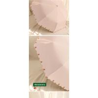 Paraguas automático de tres pliegues, protector solar de vinilo y protección UV. - details 1