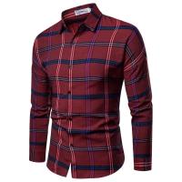 Camisas de manga larga para hombre Camisa casual ajustada para hombre - details 9