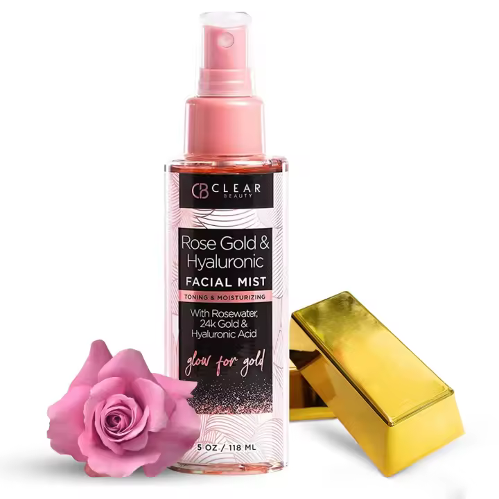 Clear Beauty Ácido hialurónico Colágeno Face Mist Dermatólogo probado, hidrata y tonifica la piel, antienvejecimiento, ingredientes, - 1