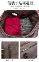 Bolsas de viaje de cuero de lona originales para hombres, bolsa de equipaje de mano, bolsa de lona, bolso de viaje grande, bolsa de fin de semana, envío directo - details 4