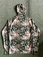 Camiseta deportiva con capucha de camuflaje para hombre, Protección solar transpirable de manga larga para surf y buceo - details 3