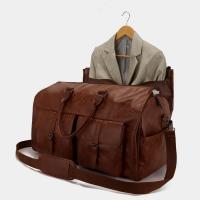 Mujer 2025 nueva comodidad de viaje bolsa de ropa de mano bolso de lona de cuero PU bolso grande de moda para Mujer - details 3