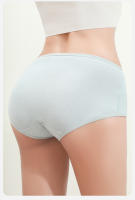 4 piezas Bragas de algodón de cintura alta para mujer, ropa interior moldeadora de cuerpo, transpirable, adelgazante, lencería femenina sólida - details 9