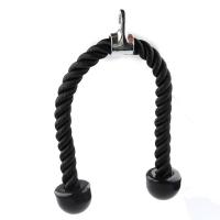 Cuerda portátil profesional para tirar hacia abajo de tríceps, cuerda multiusos estable para gimnasio, cuerda de nailon resistente para bíceps, equipo de Fitness - details 5