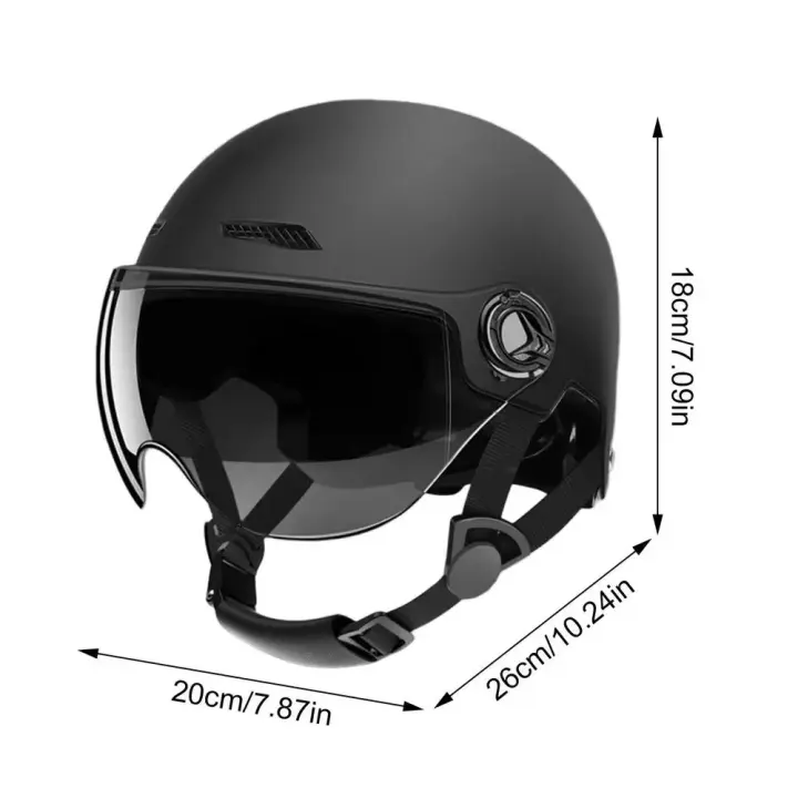 Casco de Motocicleta Retro Medio Ligero para Ciclismo, Patinaje, Montaña - 1