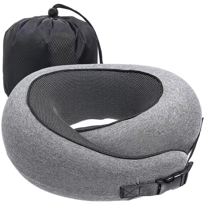 Almohada de Viaje Soporte de Cuello Almohada de Cabeza Ropa de Cama y Baño - 1
