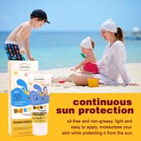 Protector solar refrescante para niños, Protector solar sin aceite, loción no irritante para exteriores, crema antioxidante, resistencia suave Bod G6N4 - details 8