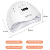 Secador de Uñas de Gel UV Profesional 380W Lámpara LED de 81LEDs 4 Temporizadores - details 16