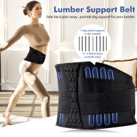 Strong Lumbar Support Belt Breathable Lower Back Compression Brace for Men Women Lifting, Herniated Disc, Sciatica, Pain Relief - details 4